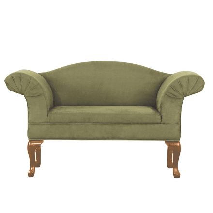 kanapé, zöld/tölgy arany, FABRICIO