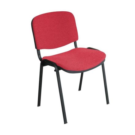 Konferencia szék, piros, ISO NEW